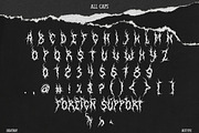 Hentroy - Black Metal font, a Blackletter Font by NuType (Thumbnail 9 of 9)