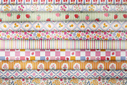 Florals & Stripes Vintage Patterns, a Pattern Graphic by Cozy pattern shop (Thumbnail 2 of 11)