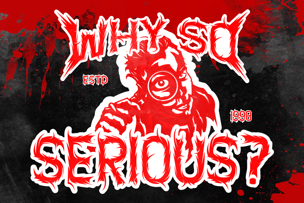 Blazrux - Death Metal Font, a Blackletter Font by PutraCetol Studio (Photo 5 of 11)