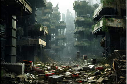 Recycling factory day. Generate Ai, an Industrial Photo by Ylivdesign