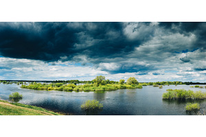 Lush Floodplain Landscape Spring, a Nature Photo by Our Amazing World