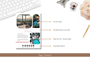 Travel Media Kit Canva Template, a Resume Template by Bonita Digital Design (Thumbnail 3 of 5)