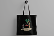 Skeletons Relaxing Under Palm Tree, an Object Illustration by nomlimo.com (Thumbnail 2 of 3)