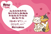 Meow in Love, a Font by Fachranheit Studio (Thumbnail 10 of 11)