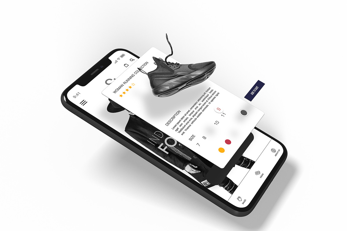 iPhone X Multilayer Mockup Set, an iPhone Mockup by Seven Lights (Photo 11 of 13)