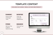 Notion PLR Template Workout Planner, a Templates & Theme by Julia On Purpose (Thumbnail 2 of 10)