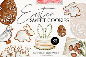 Easter sweet cookies