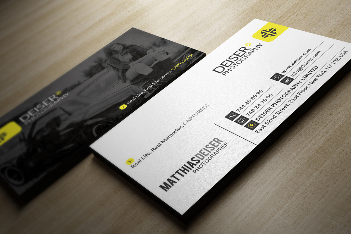 Photographer Business Card, a Business Card Template by Marvel (Photo 2 of 3)