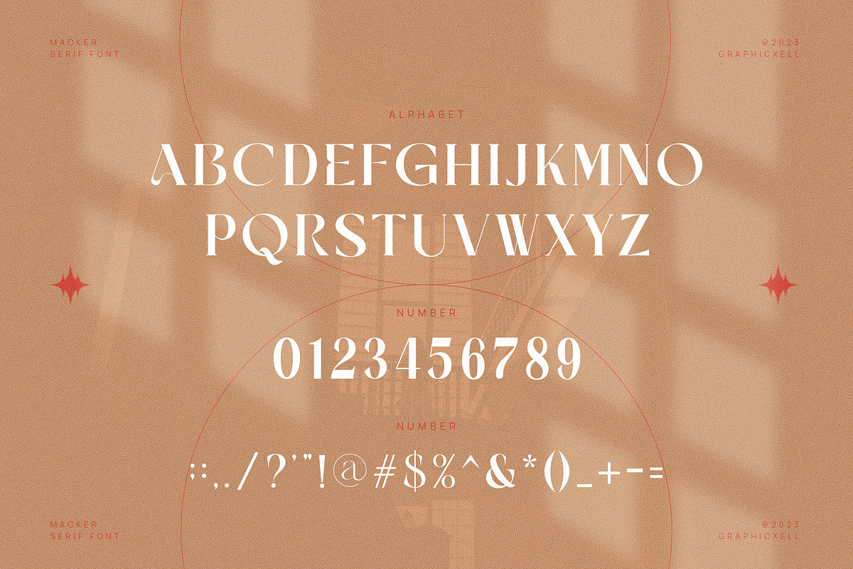 Macker Elegant Serif Font Typeface, a Serif Font by Graphicxell (Photo 10 of 10)