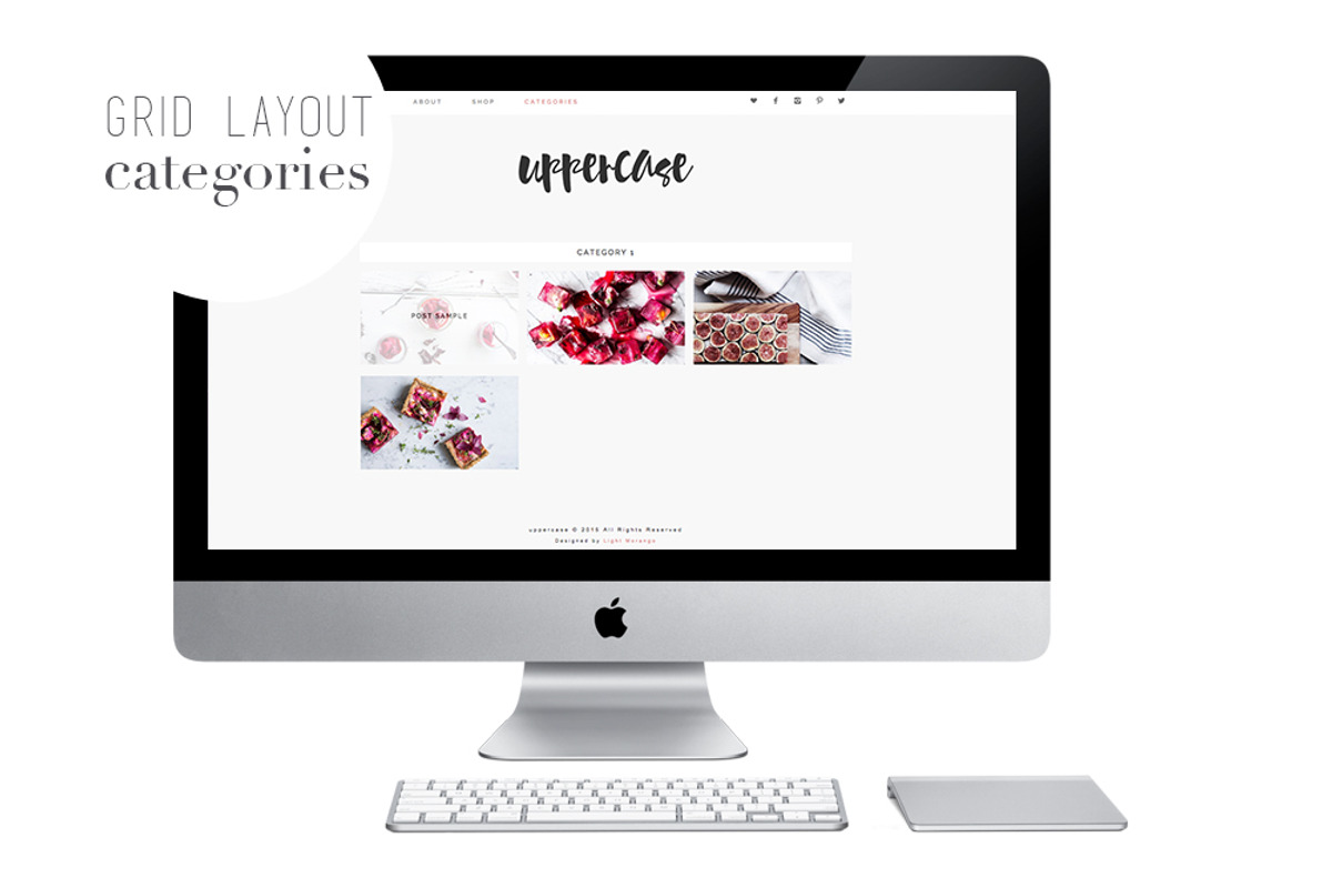 Responsive WP Theme - Uppercase, a WordPress Template by Light Morango (Photo 4 of 4)