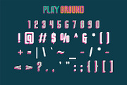 Play Ground Font | 3D Font, a Sans Serif Font by WhymoreArt (Thumbnail 10 of 10)