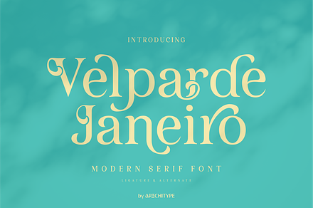 Velparde Janeiro - Modern Serif Font