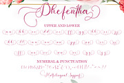 Dhefentha, a Script Font by Yoga Letter (Thumbnail 9 of 9)