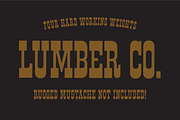 Lumber Co., a Handwritten Font by Drew Melton (Thumbnail 1 of 14)