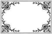 Ornate Floral Vector Frames, an Illustration by musafir_fashion (Thumbnail 5 of 9)