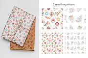 Watercolor Christmas Holidays, a Seasonal Illustration by MayaNavits (Thumbnail 6 of 16)