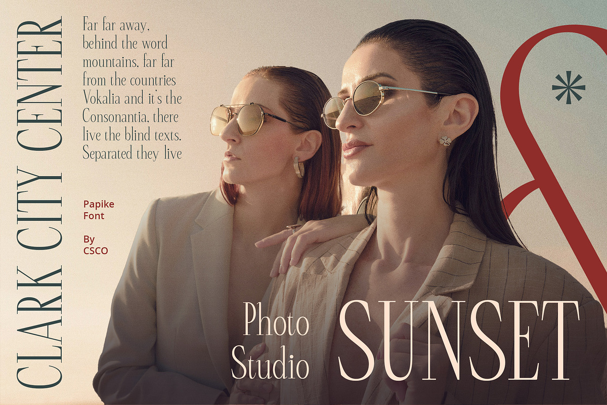 Papike – Modern Serif, a Serif Font by Craft Supply Co. (Photo 5 of 8)