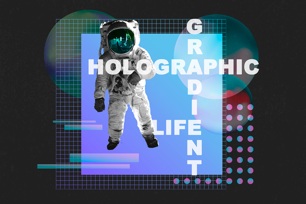 Holographic gradient life, an Object Graphic by Lina_Lisichka (Photo 1 of 17)