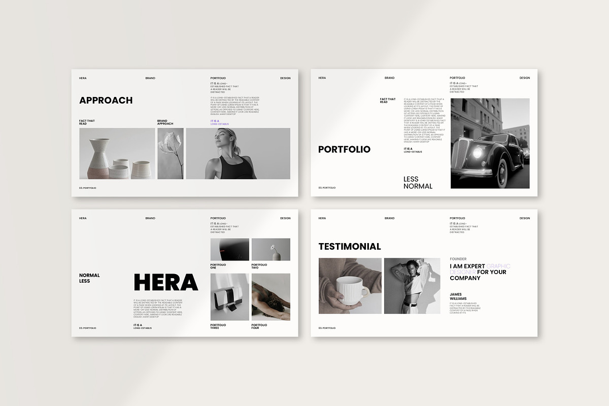 Brand Portfolio Presentation, a Presentation Template by PrintIdea (Photo 2 of 7)