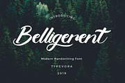 Belligerent Script Style, a Script Font by Typevora Studio (Thumbnail 1 of 8)