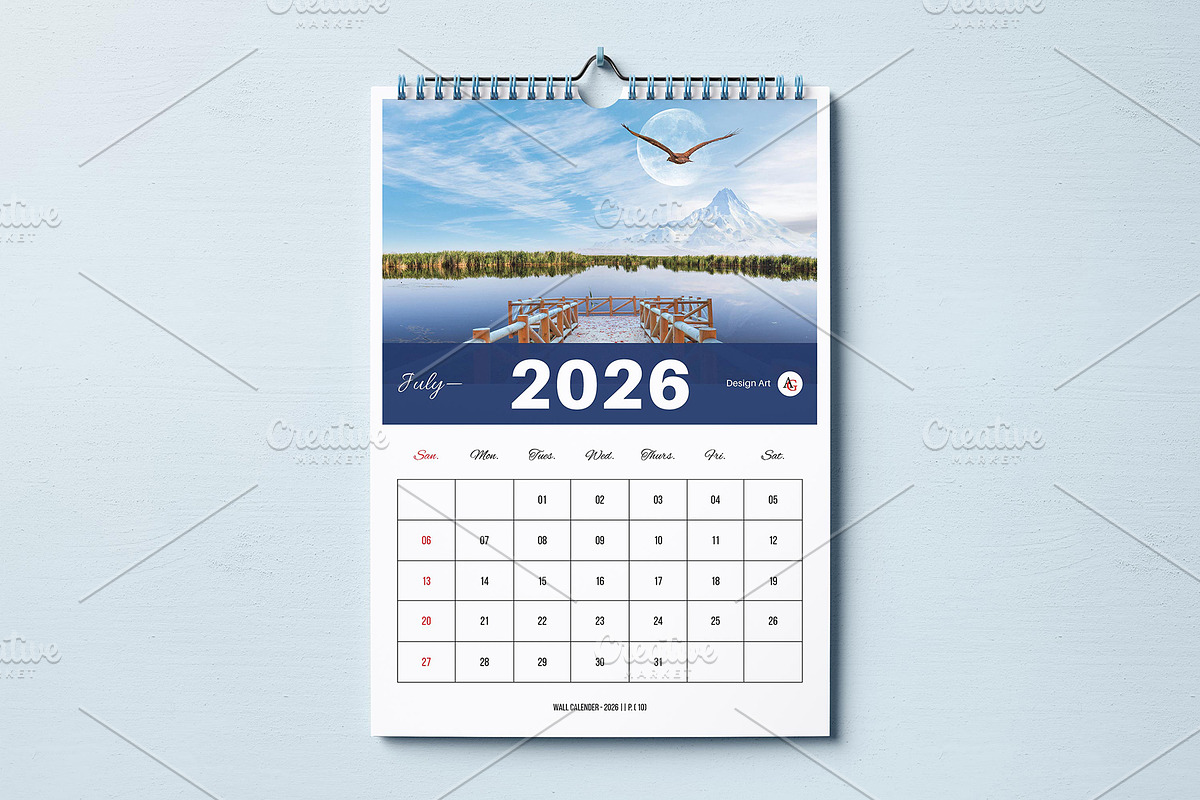 Digital Wall Calendar 26/27 Template, a Brochure Template by GoldenGrid Studio (Photo 10 of 16)