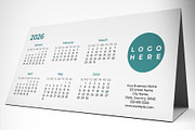 2026 Desk Calendar Template, a Print Template by McLittle Stock (Thumbnail 2 of 2)