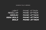 Danson Modern Logo Font Family, a Sans Serif Font by Andika Fez (Thumbnail 7 of 10)