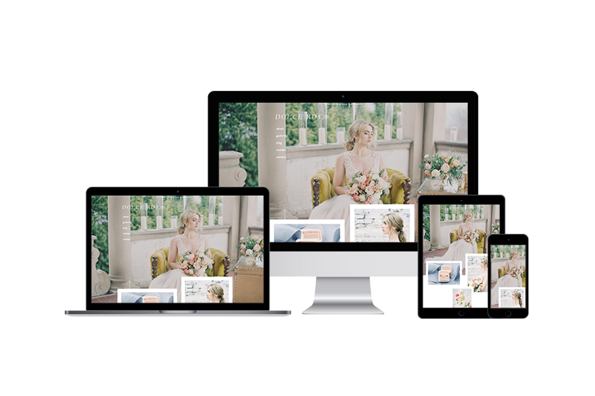 Dolce Rosa ProPhoto 7 Template, a Websites & App Template by Red Met Yellow Creative (Photo 1 of 6)