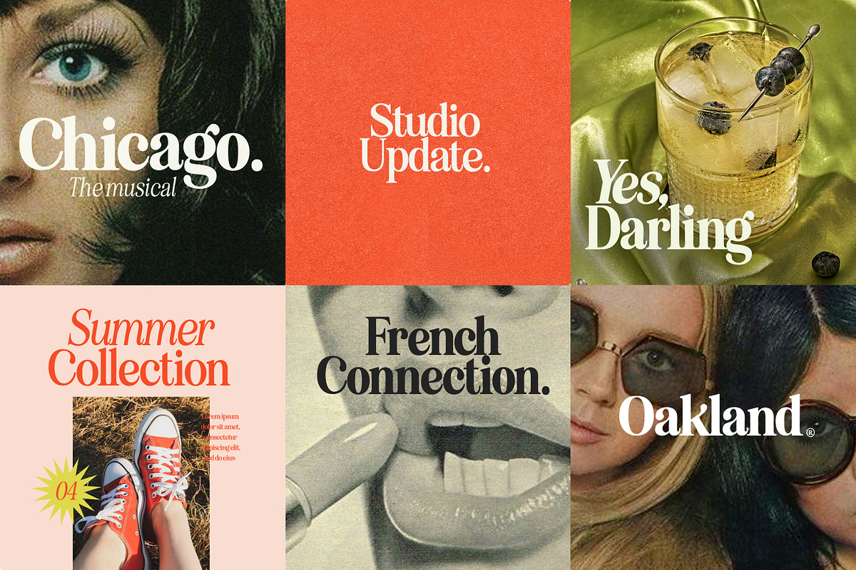 Eighties Comeback Serif (70 fonts), a Serif Font by Nicky Laatz (Photo 14 of 47)