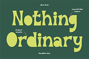 Quiz Risk - Handmade Quirky Font, a Serif Font by Pandeka Studio (Thumbnail 3 of 9)