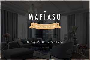 Mafiaso - Blog PSD Template