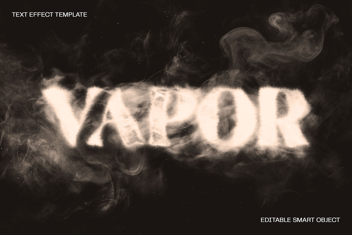 Smoke Text Effect, a Layer Style Add-On by dokudokunomi (Photo 1 of 4)