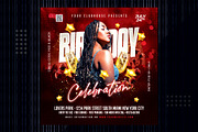 Birthday Party Flyer Template, a Templates & Theme by MithilaCreation (Thumbnail 2 of 5)