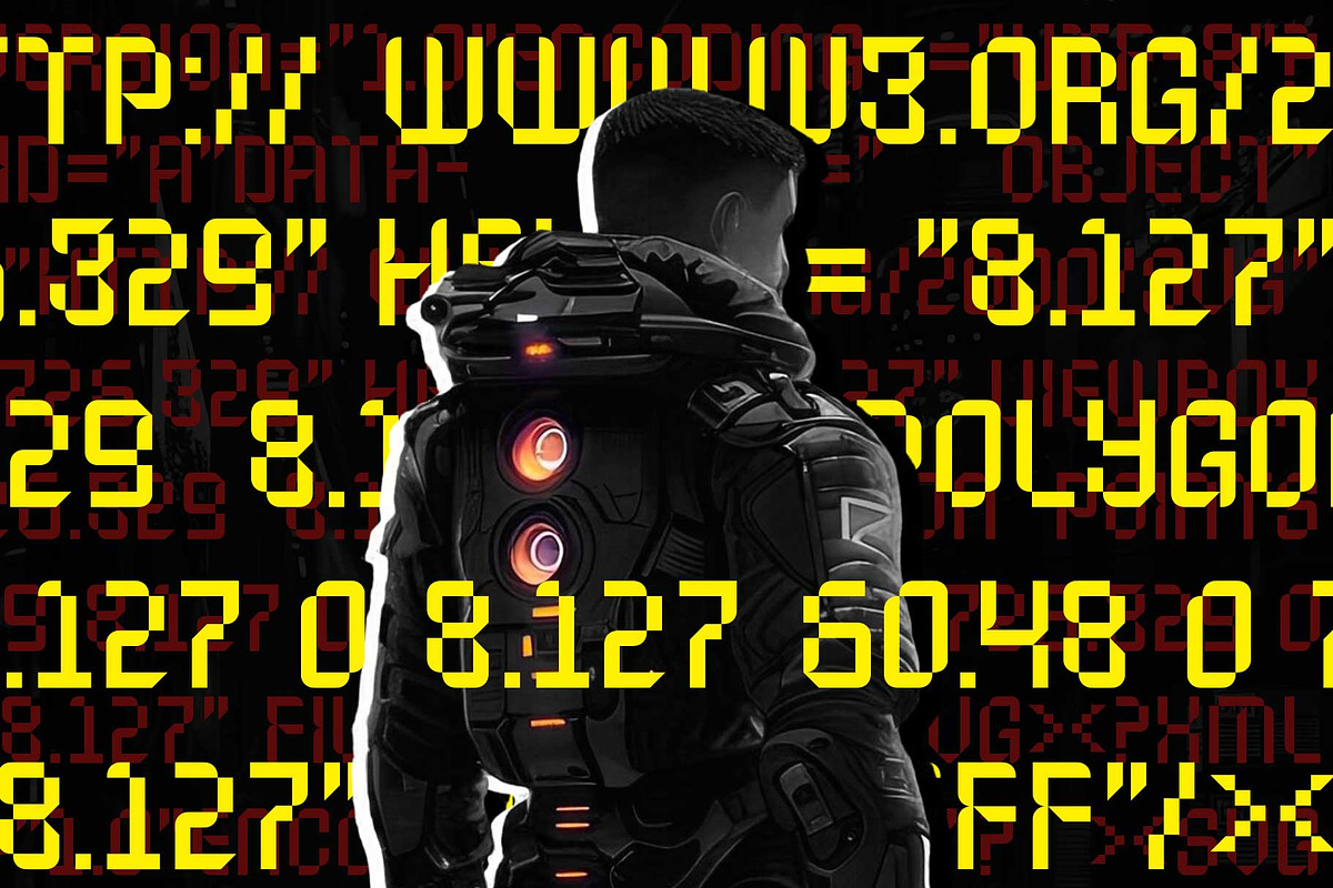 Bytalion - Futuristic Font, a Font by Arterfak Project (Photo 8 of 13)