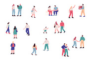 Vector Crowd People bundle, a Person Illustration by Vector_Art (Thumbnail 5 of 11)