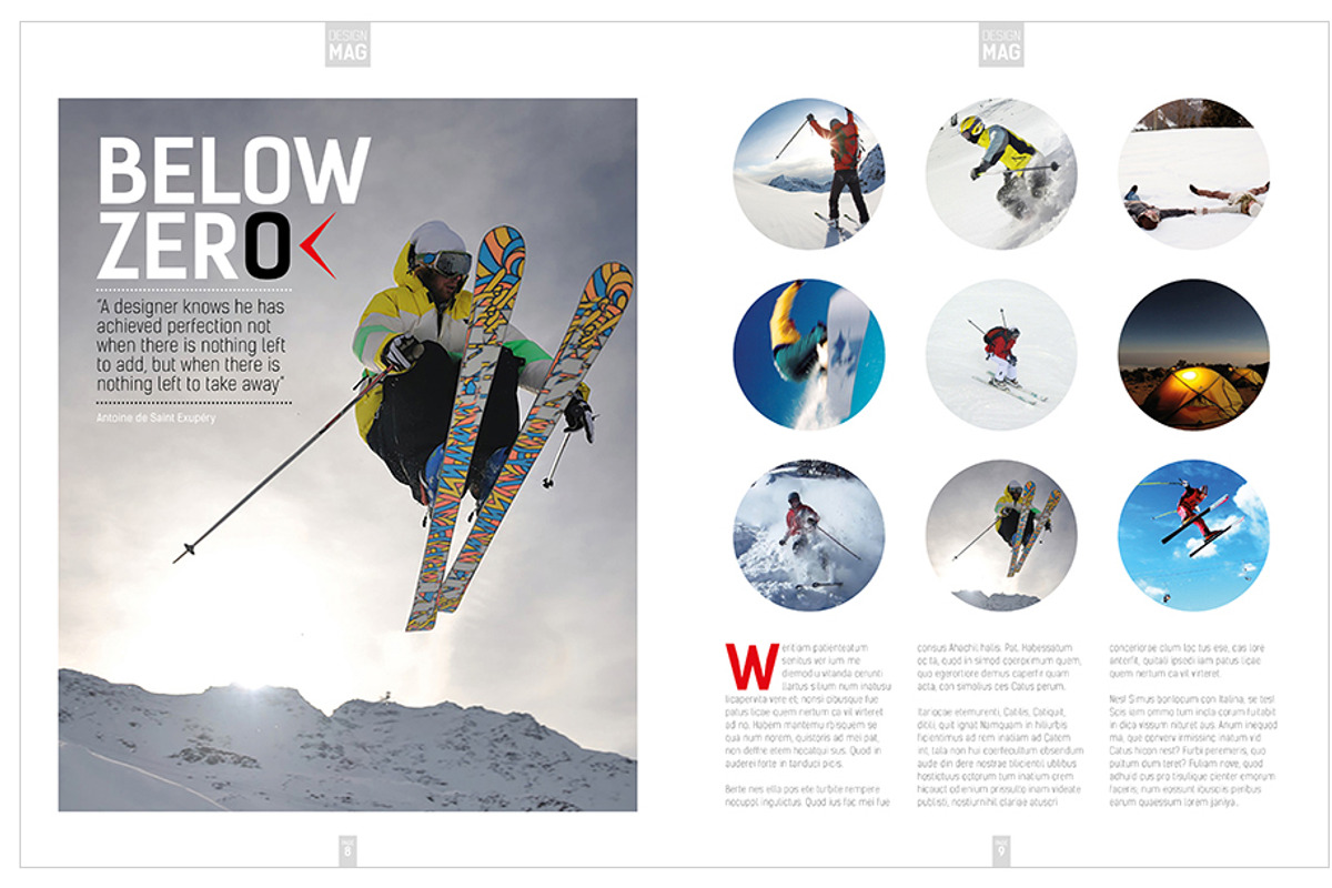 Magazine Template InDesign 08, a Magazine Template by Love Graphic Design (Photo 13 of 29)