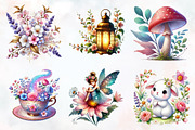 Magical Spring Clipart, an Illustration by RobertsArt (Thumbnail 3 of 7)