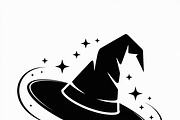 Halloween witch hat designed, an Illustration by Amazin_art (Thumbnail 10 of 21)