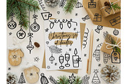 Christmas set of doodles, a Decorative Illustration by SmartDesign (Thumbnail 1 of 5)