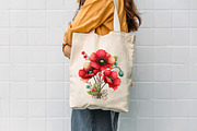 Whimsical Spring Poppy Flowers, an Illustration by CreationArt (Thumbnail 7 of 10)