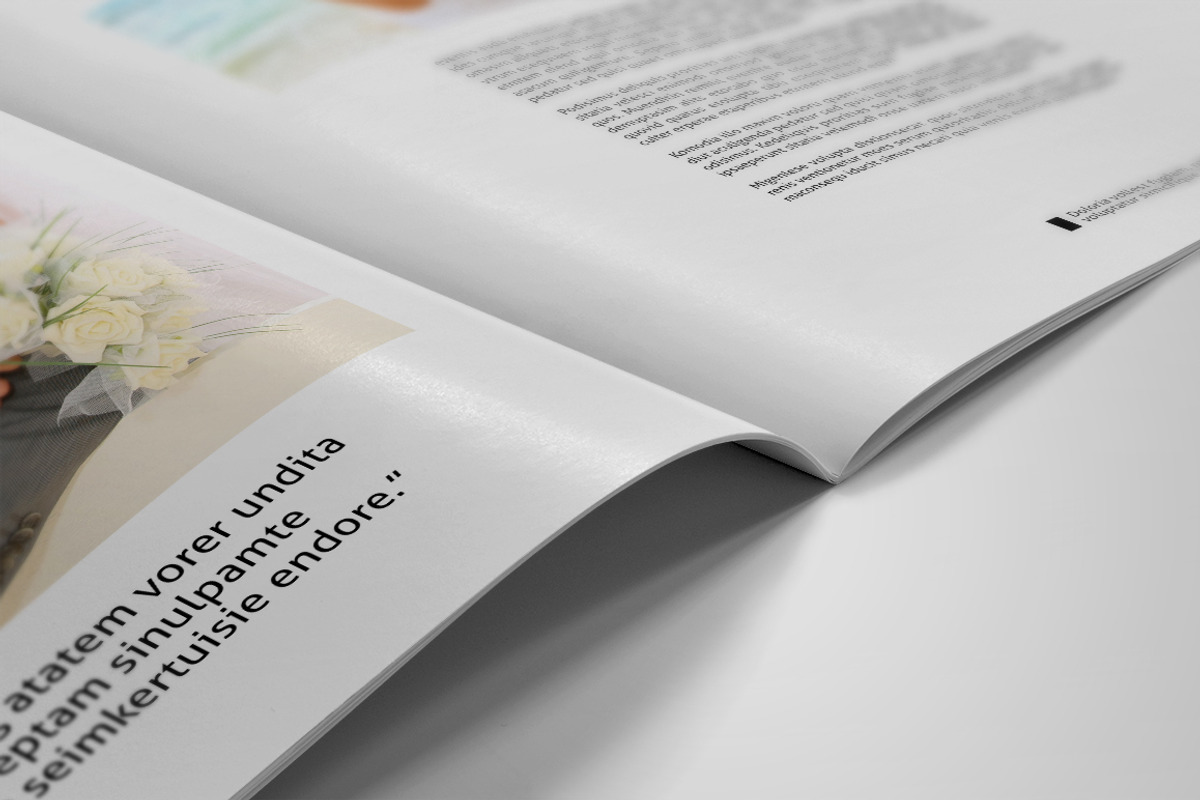 A4 Minimal Magazine, a Magazine Template by Firtana (Photo 10 of 12)