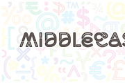 Middlecase, a Font by HeadFirst (Thumbnail 1 of 10)