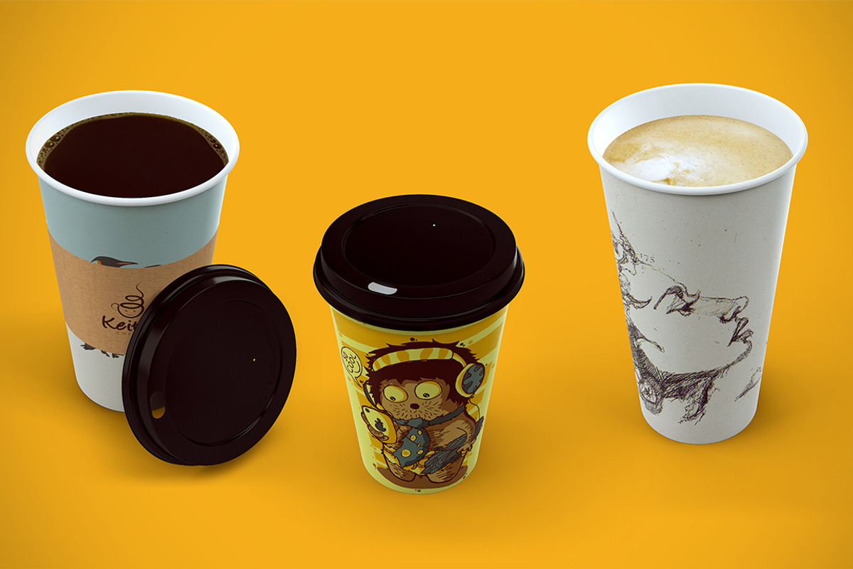 Coffee Cup Mockup, a Cups & Container Mockup by MahmoudRafik (Photo 6 of 6)