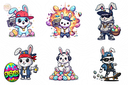 Hip Hop Bunny PNG Clipart, Urban., an Animal Illustration by KennedyStudio (Thumbnail 3 of 5)