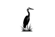 50 Heron Crane Silhouette Bundle, an Illustration by Amazin_art (Thumbnail 39 of 39)