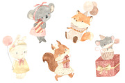 HAPPY BIRTHDAY. Watercolor, an Animal Illustration by OlliArtDesign (Thumbnail 11 of 14)