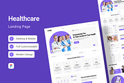 Meds - Healthcare Landing Page, a Landing Page Template by twinstd (Thumbnail 1 of 5)
