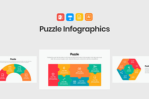 Puzzle Infographics for PowerPoint, a Presentation Template by slidequest