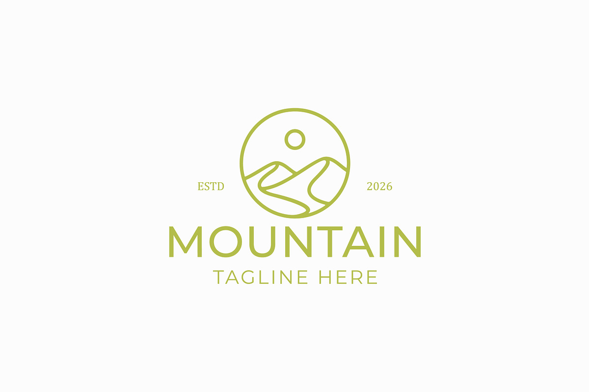 Mountain Journey Logo Badge Nature, a Branding & Logo Template by Signatoro (Photo 2 of 3)