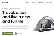 Karura–Camping Website Template, a Landing Page Template by NomaTemplates (Thumbnail 3 of 13)
